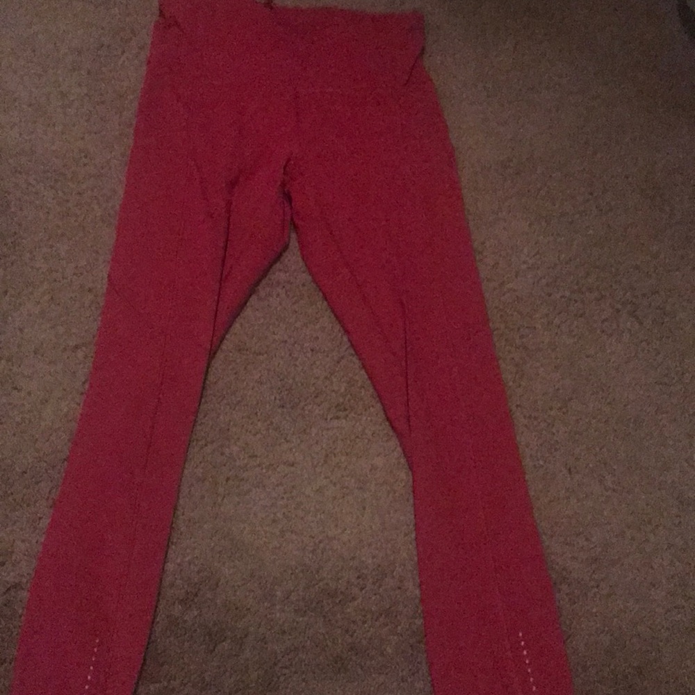 Pink fast and free leggings size 4